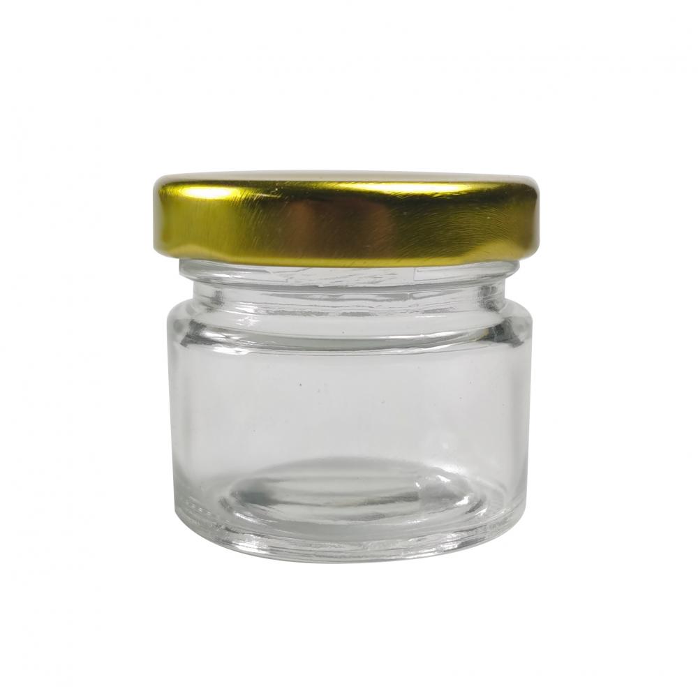 Clear Glass Spice Honey Jar for Chili Spice