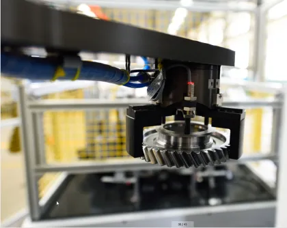 Intelligence gear cutting and manufacturing automation line