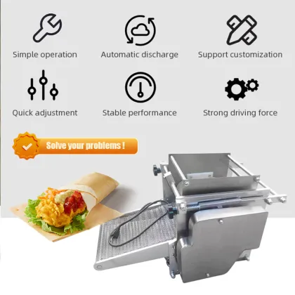 Fully Automatic Corn Tortilla Making and Cooking Machine