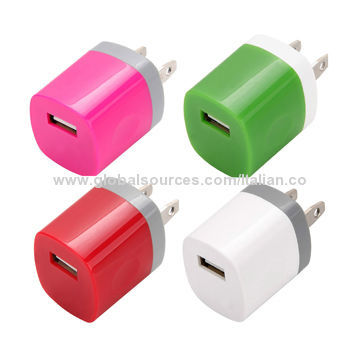 USB charger for cellphone, travel charger 2.1A
