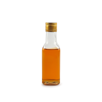 Botella de vidrio de aceite de oliva transparente de 200 ml