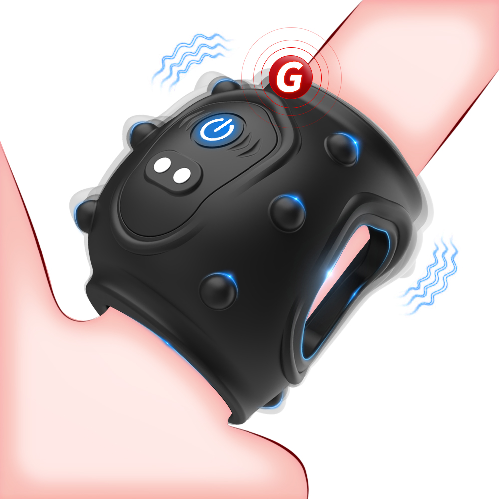 Vibrating Cock Ring With USB Charging Soft Silicone