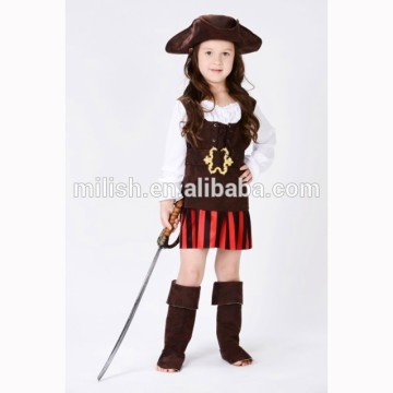 Party carnival cheap kids girl Pirate costume MAC-62