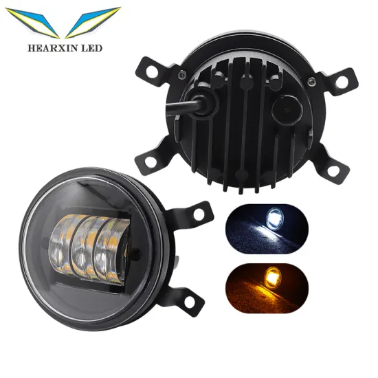 3.5 Inch Car LED Fog Lights 30W Dual Lens Gold Front Fog Lamp