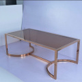 square shape cheap glass coffee table