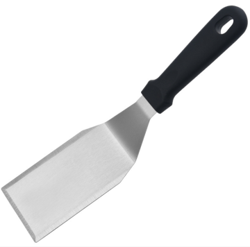 Stainless Steel Short Angled Pizza Spatula Barbecue Turner