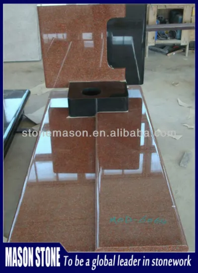 tombstone red granite traditional high quality