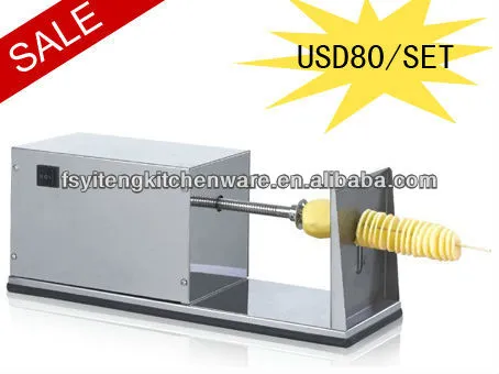 Electric Stainless Steel Spiral Potato Cutter