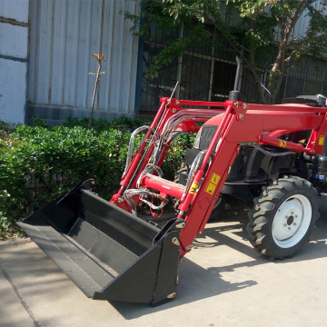프론트 엔드 로더가있는 60 hp 4 륜 트랙터