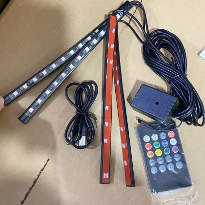 RGB Colorful LED Decoration Light for Car Interior and Foot Wells