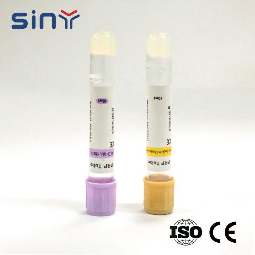 Tubes de collecte de sang PRP additif biotine