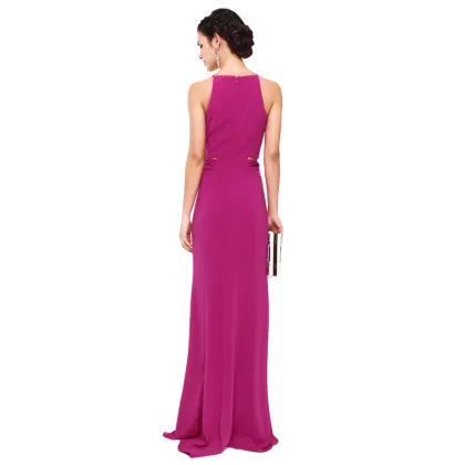2017 Shenbo New Bright Rose Dress Evening Dress Women Slim Fashion Clothing