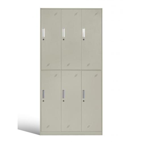 6 Door Steel Lockers for Office