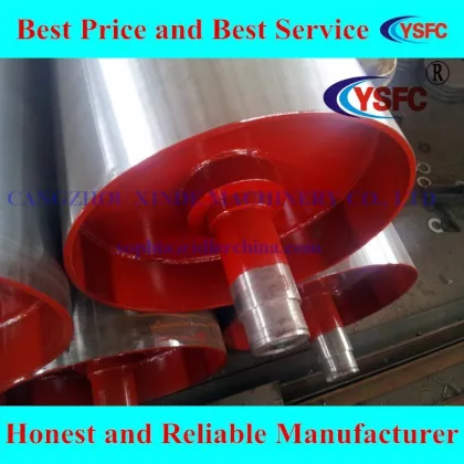 China Cangzhou xinde flat idler pulley/belt pulley