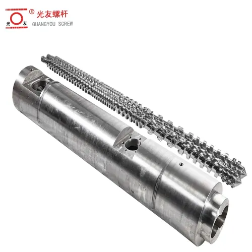 ISO-sertipikadong Parallel Twin Screw Barrel Bimetallic o Nitrided para sa Twin-Screw Extruder Machine Plastic Machine