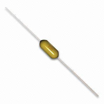 Axial Leaded Ceramic Capacitor with Standard Size and Large Capacitance