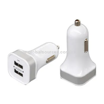 Dual USB Power Adapters for iPhone 5, with 5V 2.1A/1A Output Specification