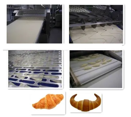 croissant bakery pastry dough sheeter machine