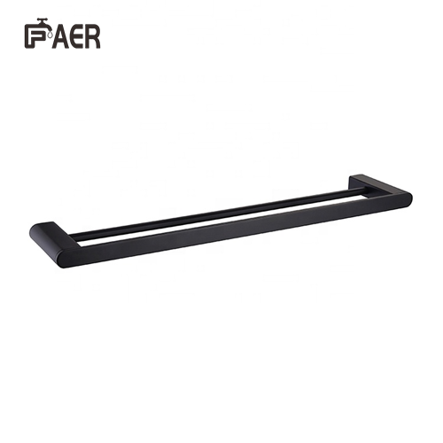 Widely Used Matte Black Towel Rail Holder