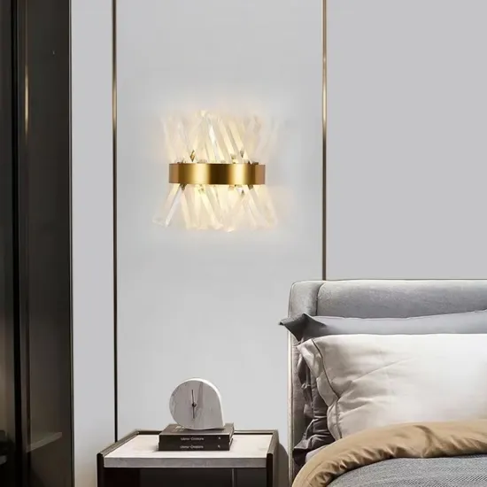 Hot Sale Luxury K9 Crystal Living Room Wall Light