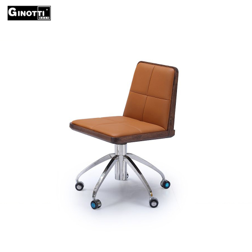 Factory price leather modern office chair with wheels