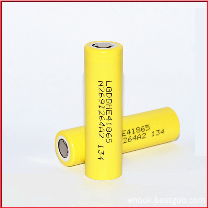 LG HE4 3.7v 2500mah 20a Li-ion Battery LG HE4 3.7v 2500mah 20a Li-ion Battery
