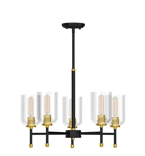 Industrial Style Glass Chandelier Light Indoor Lamp