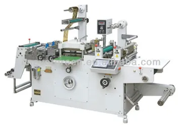 Adhesive label die cutting machine