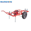 Concrete pole trailer for Electric power pole