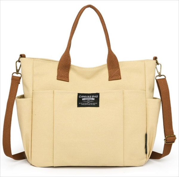 ถุงผ้าใบผ้าใบที่เป็นมิตรกับสิ่งแวดล้อมใหม่ New Eco-Friendly Canvas Cotton Bag