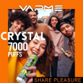 Todos os sabores VapMe Crystal 7000 Puffs Preço de atacado