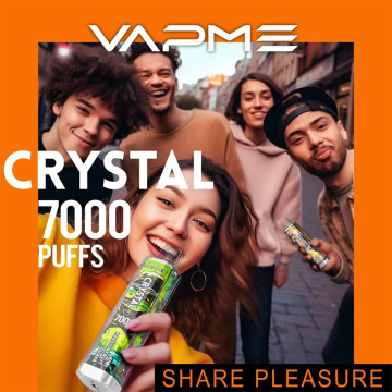 All Flavors Vapme Crystal 7000 Puffs Wholesale Price