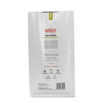 Brugerdefineret Kraft Paper Coffee Bean Bottom Bag Tintie