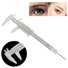 HUAMIANLI Tattoo Stencils Double Scale Sliding Gauge Eyebrow Ruler Tattoo Permanent Makeup Caliper Tools Dropshipping