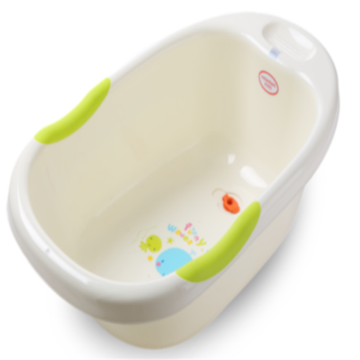 Bañera de plástico para limpieza de bebés de tamaño pequeño