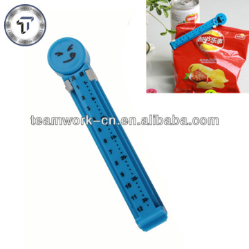 Plastic seal bag clip