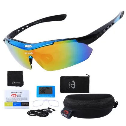 JIEPOLY Factory Supplier: OEM Fishing Sunglasses, UV400 Eyewear, Cycling Glasses, Custom Night Vision Sports Goggles