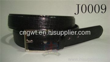 Wide 3.5cm Leisure Pu Belt 