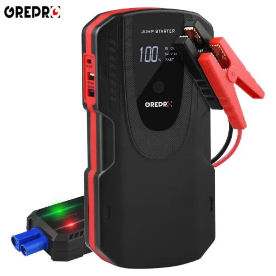 Car Jump Starter 1000A Car Buster 12V Vehicle Emergency Battery Auto Booster Battery Car Starter Power Bank Powerful LED Light