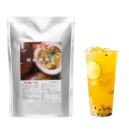 Fruit Tea Passion Fruit Jam 1kg Summer Hot Selling Bubble Milk Tea Drink