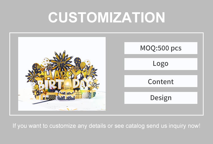 3D Birthday Light Card