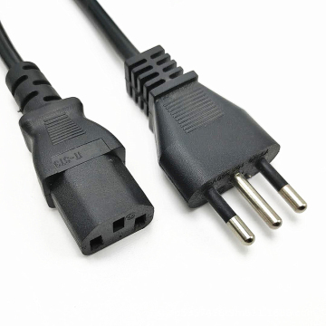 10A 1.5M 3M 5M Italy Standard Plug Extension Socket Power Cord IMQ 3 Pin C13 Power Cable for Laptop and Monitor
