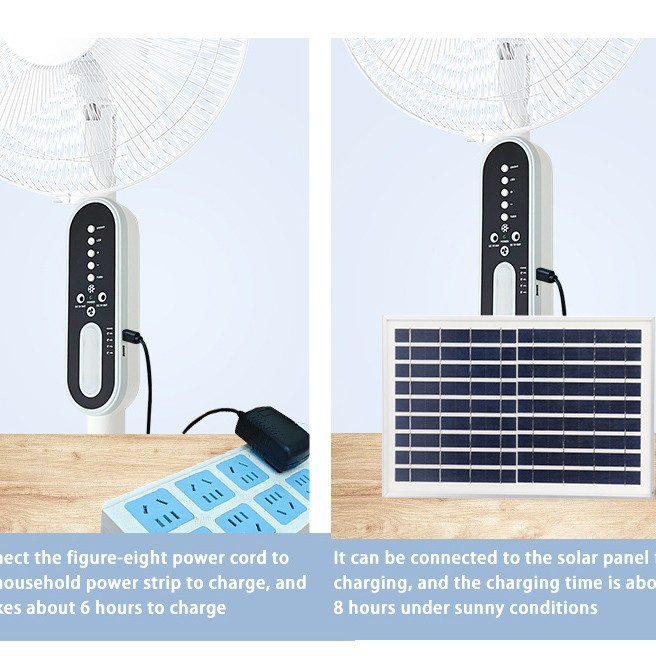 solar panel fan