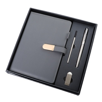 Promotional Luxury Business Gift Sets: A5 Notebook, USB Flash Drive & Pen Set