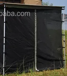 Black Mosquito Net for 4x4 Off-Road Roof Top Tent Awning