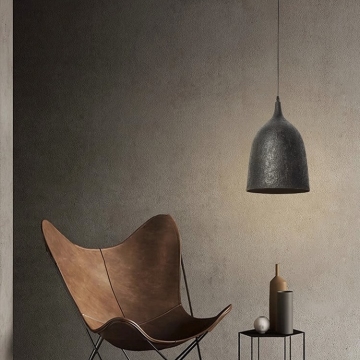Nordic Modern Antique Rustic Black LED Steel Chandelier Pendant Light for Bedroom and Kitchen Island