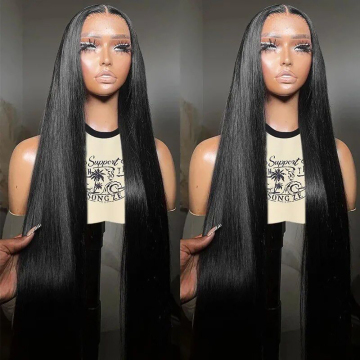 GS 40-Inch Pre-Pluck HD Human Hair Lace Front Wigs for Black Women