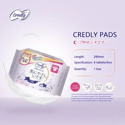 Wholesale 290mm natural sanitary pads womens pads