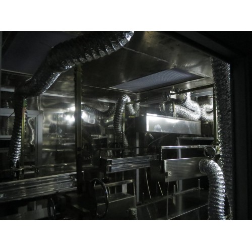 curtain automatic uv spray painting line coating machine