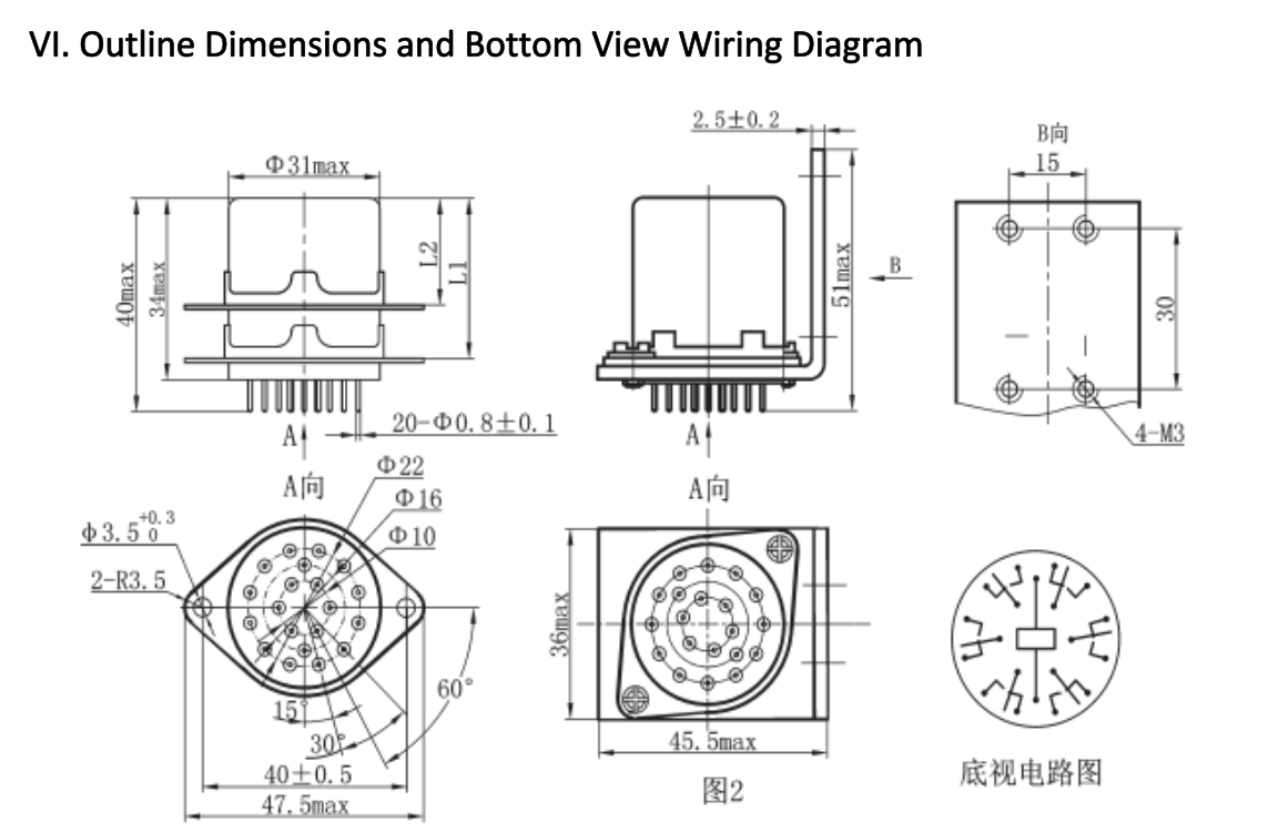 China JZX-6MA Direct Replacement for P3C8 Comparison